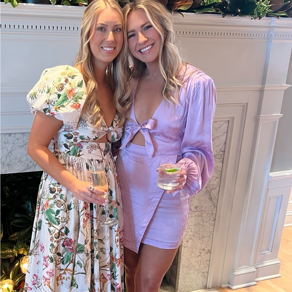 Lovers and Friends Elaine Mini Dress in Lilac